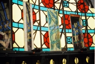 Ausstellung IM LICHTE DER YENIDZE von Elisabeth Rößler 2002 unter der Kuppel der Yenidze, Dresden.001