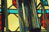 Ausstellung IM LICHTE DER YENIDZE von Elisabeth Rößler 2002 unter der Kuppel der Yenidze, Dresden.002