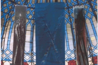 Ausstellung IM LICHTE DER YENIDZE von Elisabeth Rößler 2002 unter der Kuppel der Yenidze, Dresden.plakat2